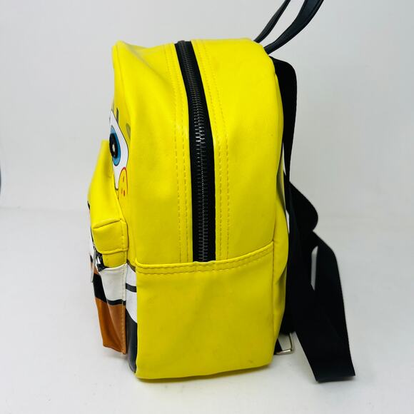 NEW! Bioworld Spongebob Squarepants Mini Backpack Bag Yellow - Picture 3 of 9